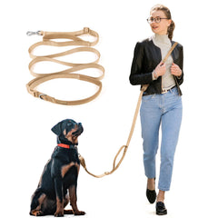 Wisedog correa manos libres con 9.5 ft para paseos más libres.