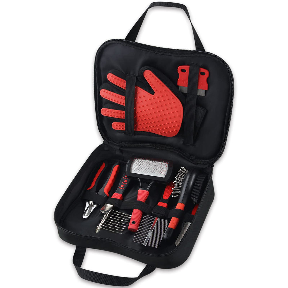 Wisedog kit cuidado perros y gatos: cerdas duraderas para acicalado suave