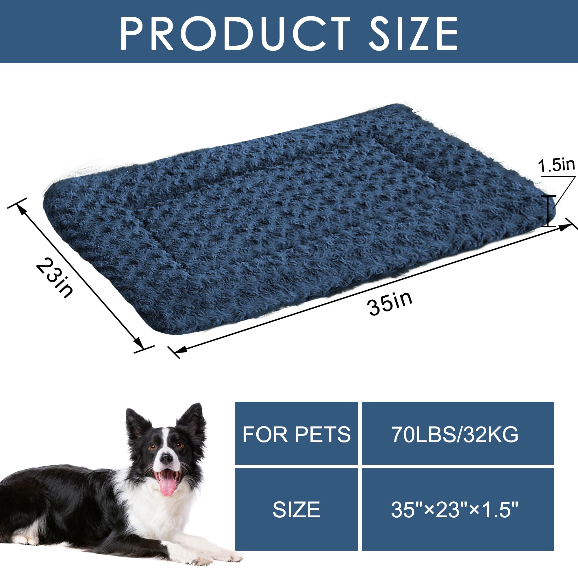 Dimensiones 36x24 pulgadas Wittop cama espaciosa para perros