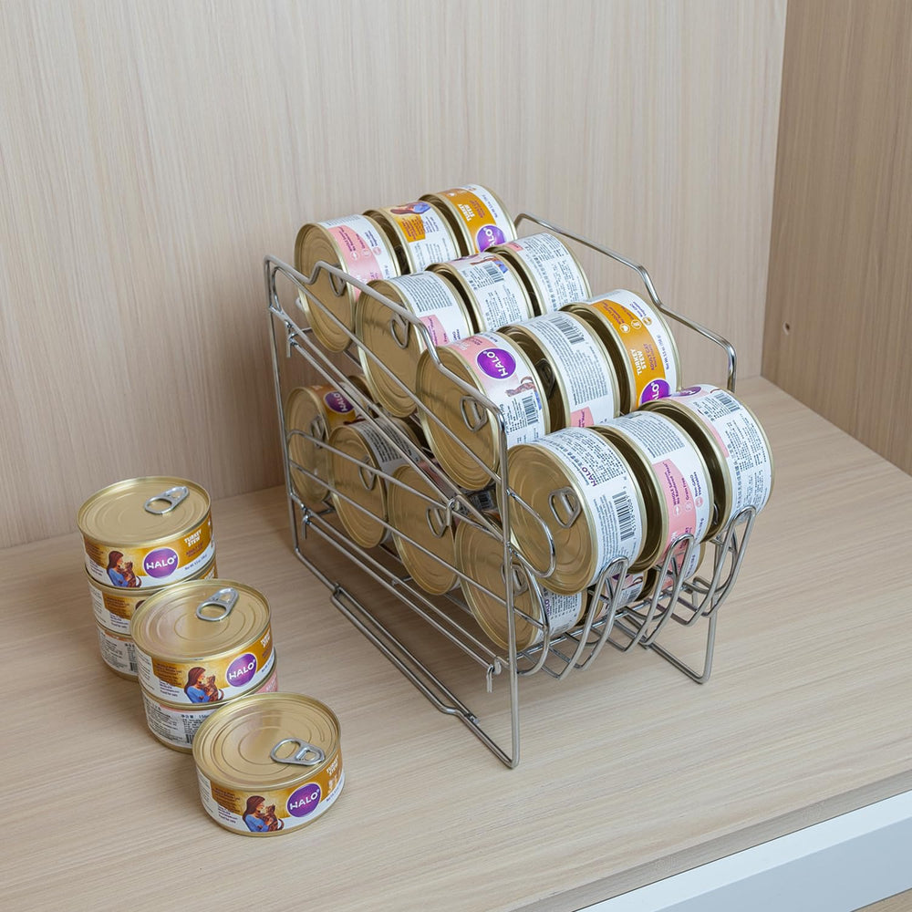 WIWIWISAM Capacidad de 24 latas visible para reabastecimiento rápido
