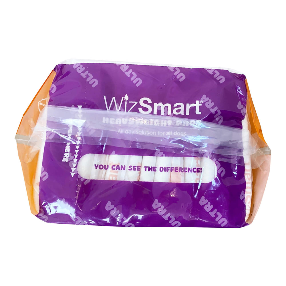 Pad WizSmart material reciclado con absorción eficaz y reducción de desechos.