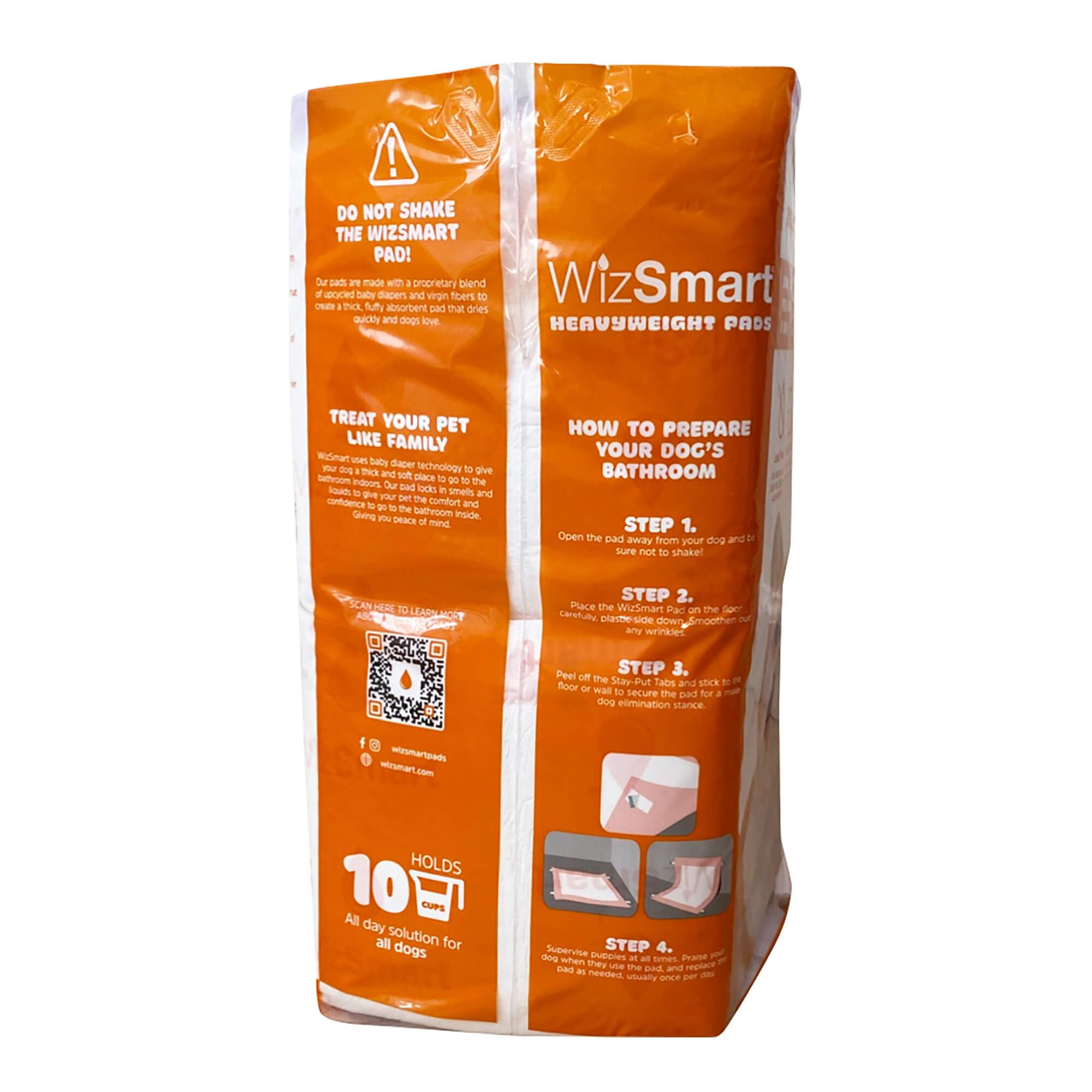 Pad WizSmart pestañas de fijación permanentes evitan desplazamientos en superficies.