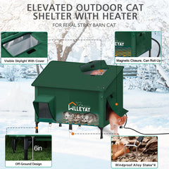 WLLEYAY techo-ventana-casa-gato, permite observar al felino y recibir luz solar