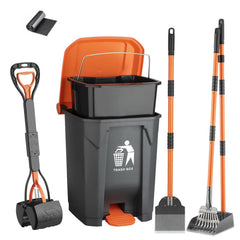 WLQiu conjunto 6-en-1 exterior 15L facilita la limpieza del jardín