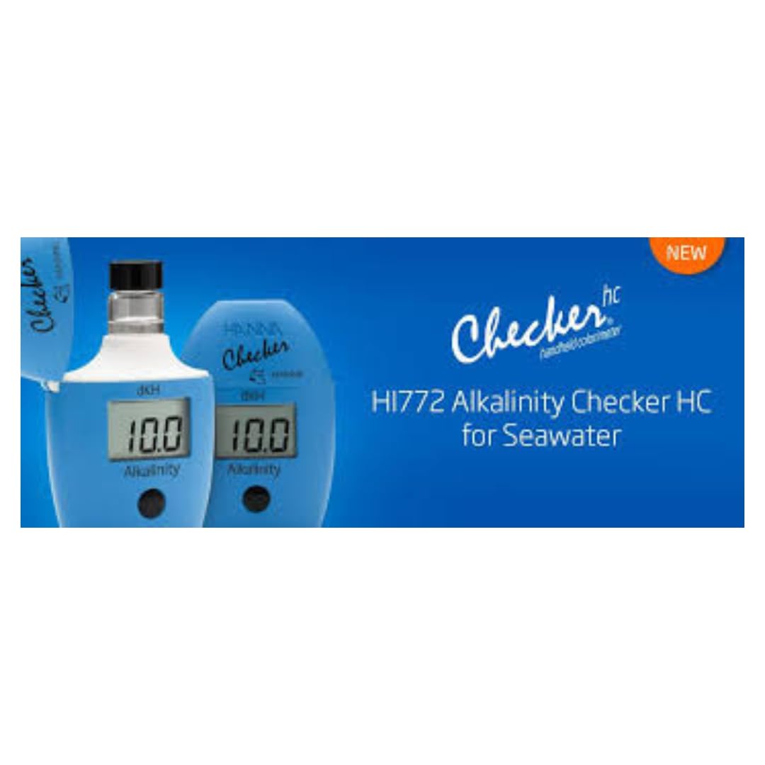 WLR Industries Hanna HI772 muestra salina en proceso para control de alcalinidad.