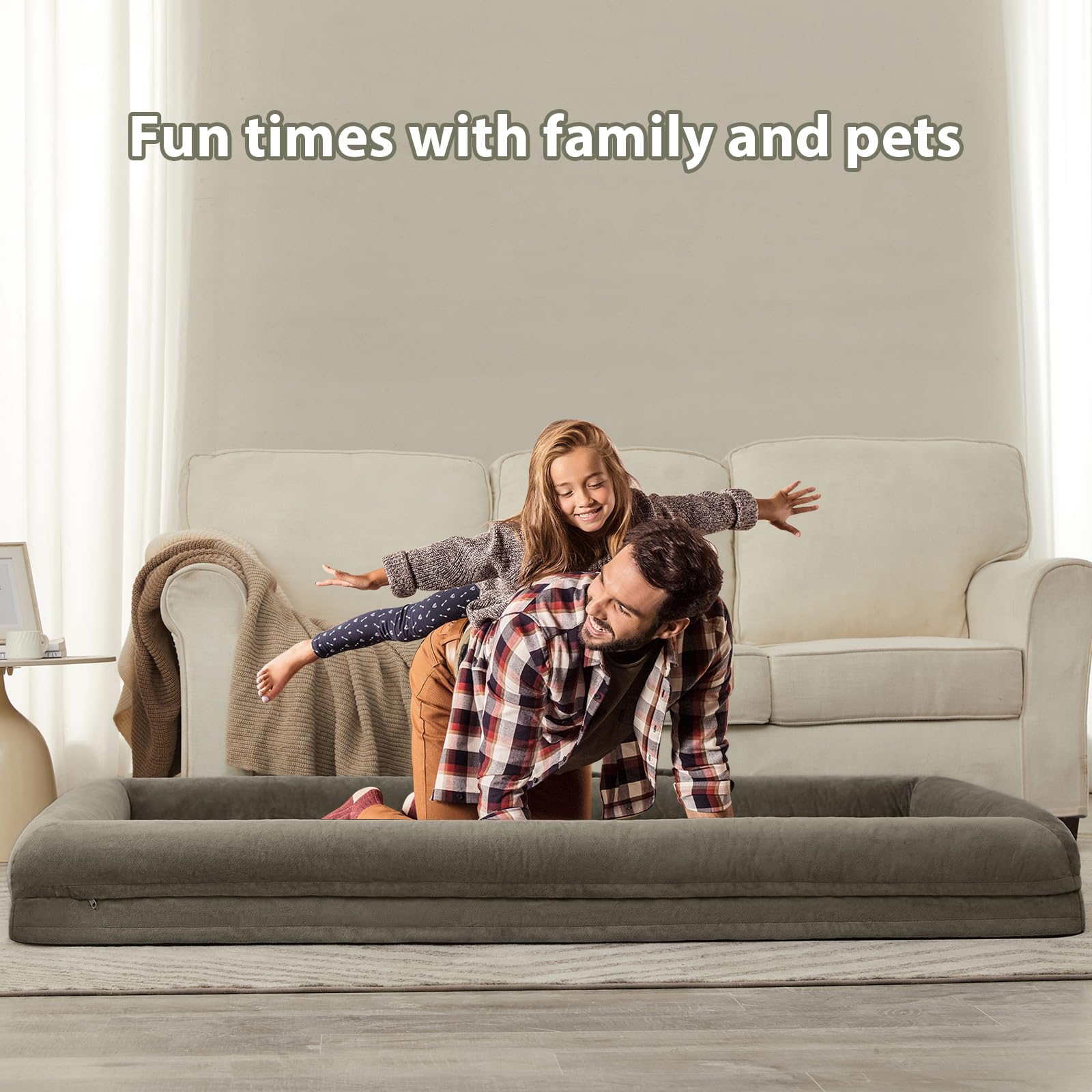 Almohadas laterales de WNPETHOME brindan contención y seguridad.