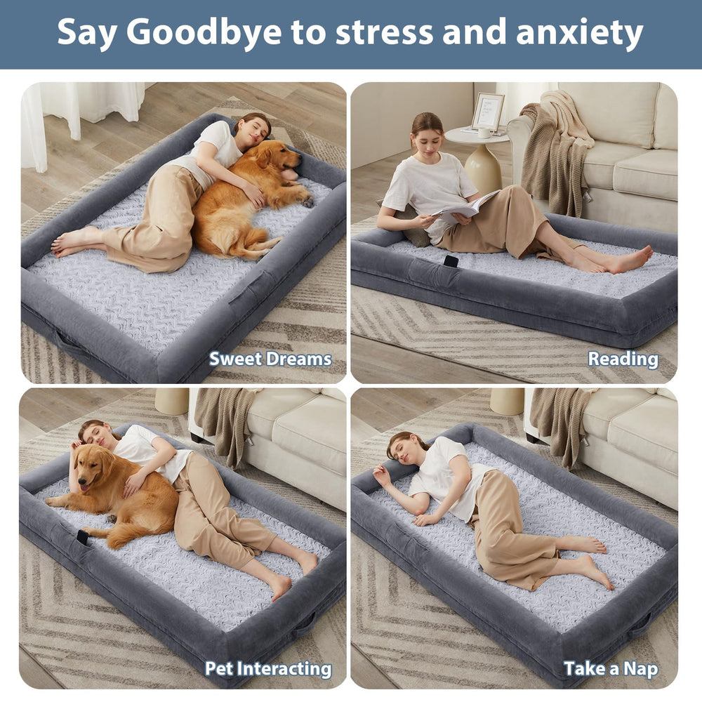 Cama WNPETHOME con base antideslizante para mayor estabilidad.