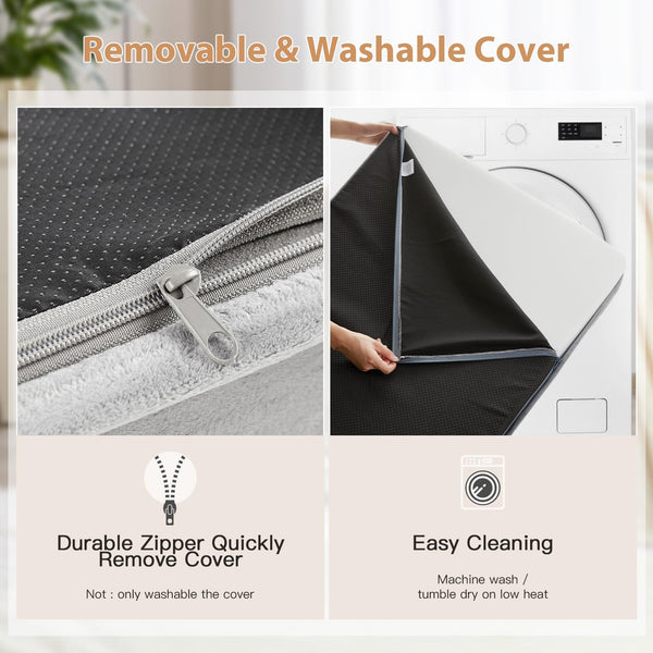 Base impermeable y antideslizante de WNPETHOME mantiene la cama en su lugar