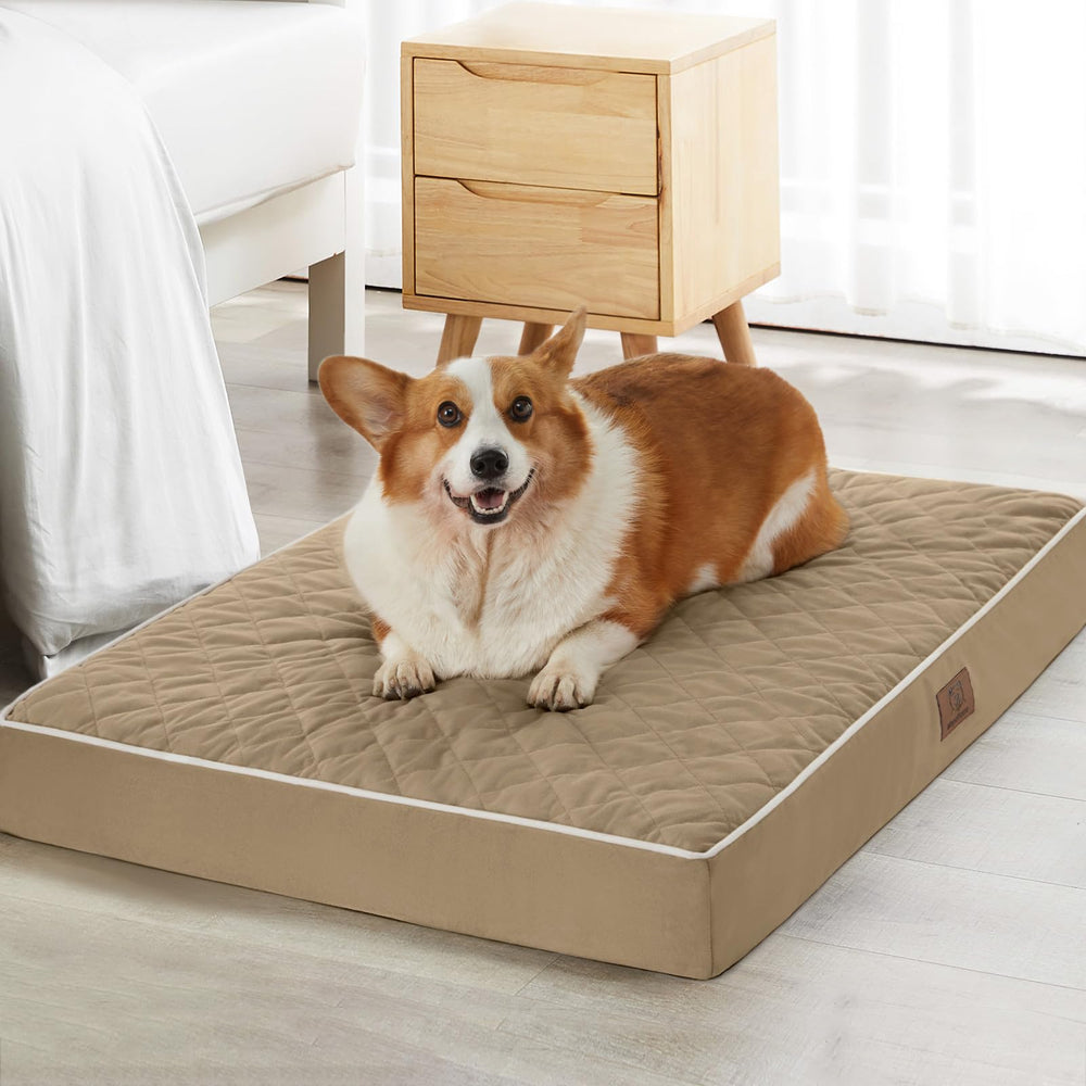 Cama ortopédica XL de WNPETHOME con funda lavable para limpieza fácil