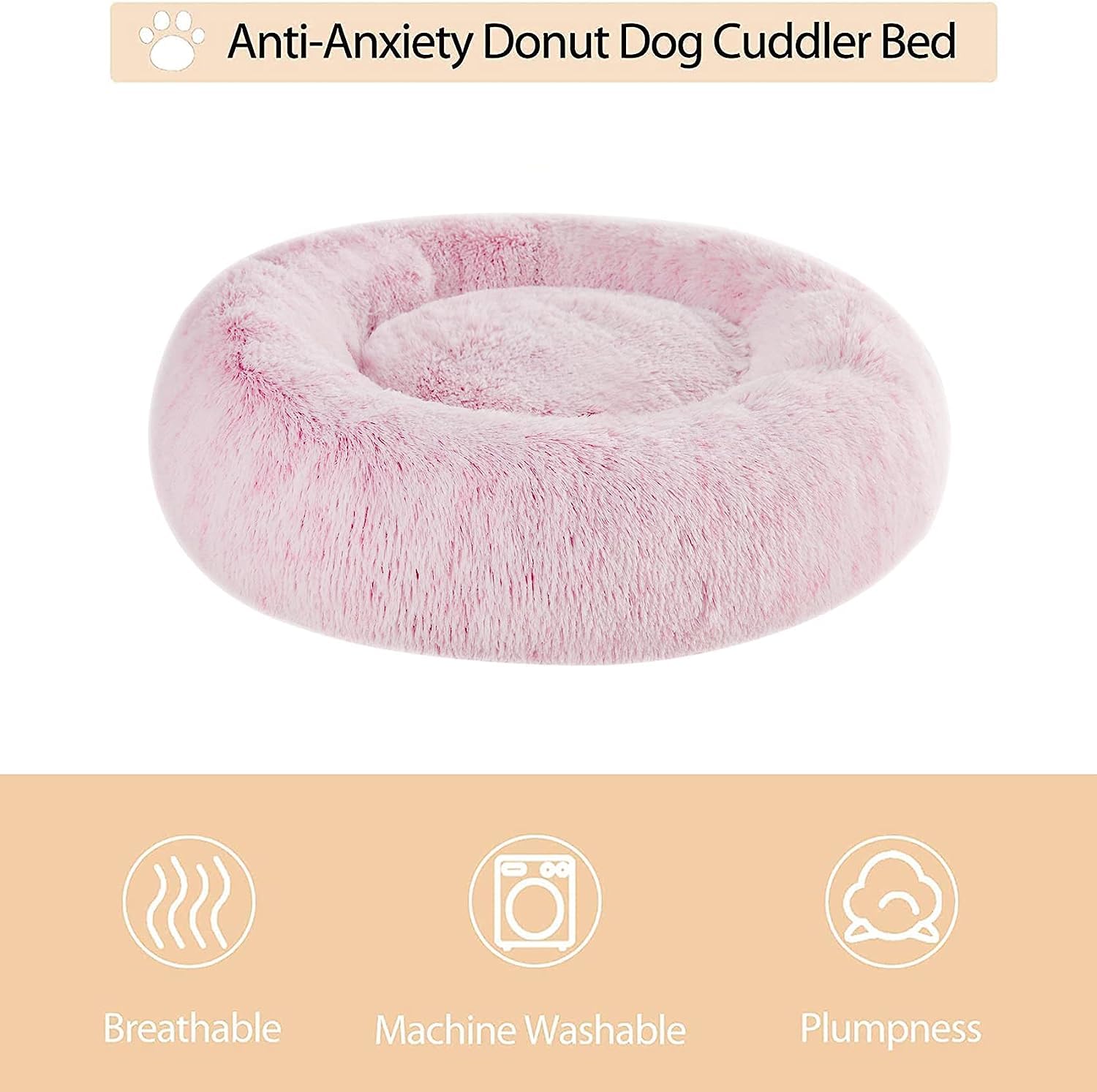 Diseño dona envolvente de WNPETHOME para confort.