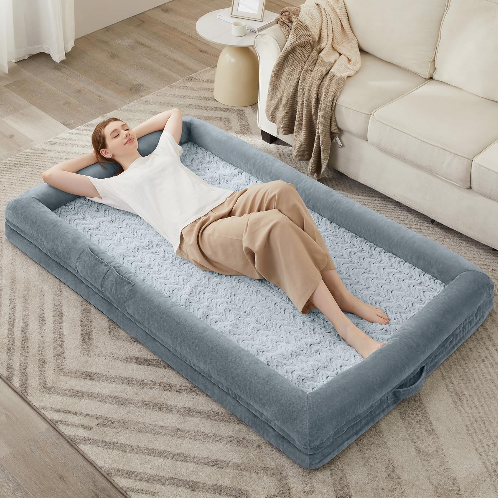 Funda lavable con cremallera de WNPETHOME facilita la higienización.