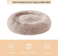 Cama con bordes alzados de 8 pulgadas de WNPETHOME para mayor soporte.