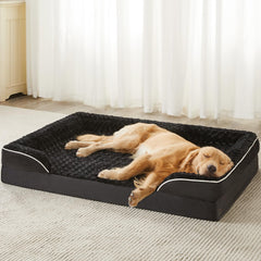 Cama grande WNPETHOME para perros, diseño de sofá para dormir cómodo.