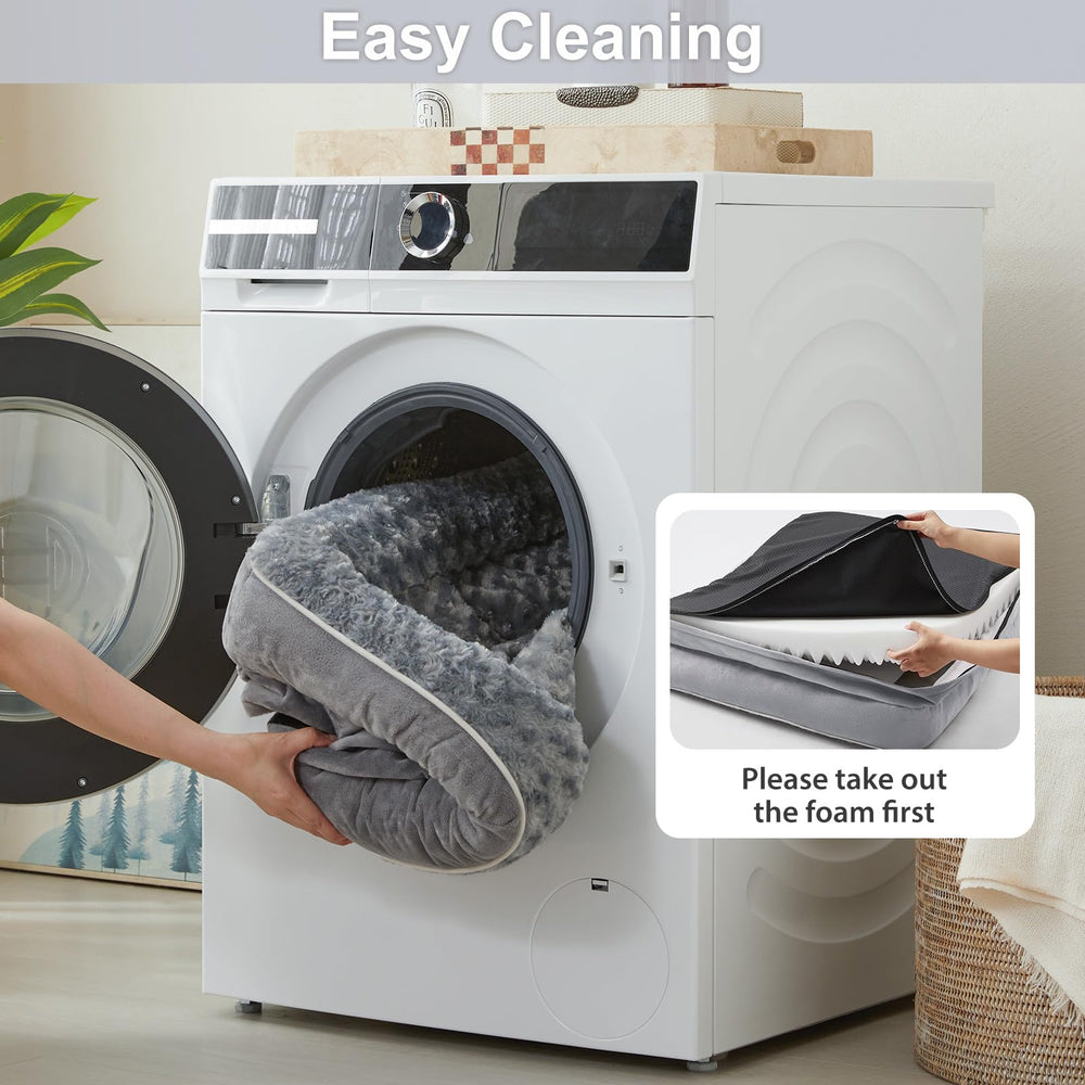 Superficie suave de la cama WNPETHOME para perros grandes y tranquilizadora