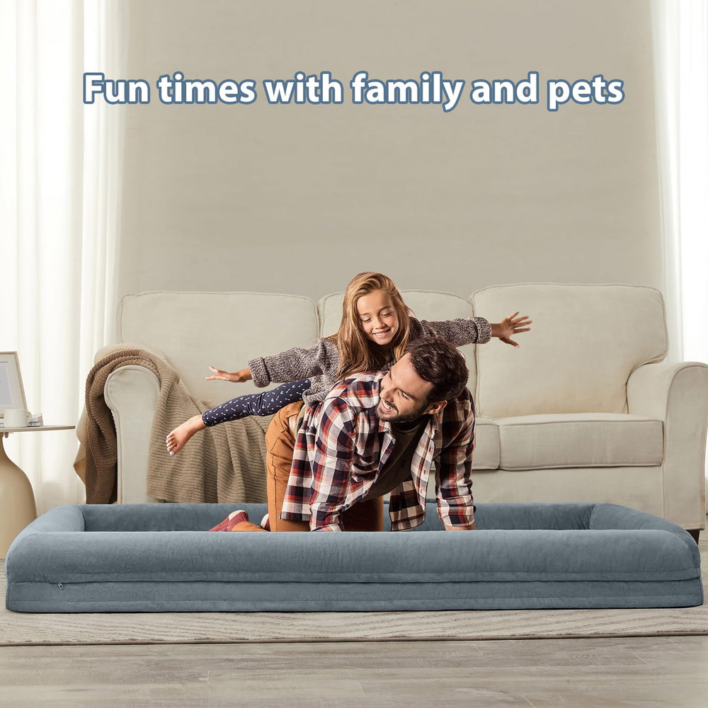 WNPETHOME base impermeable y antideslizante mantiene la cama estable.