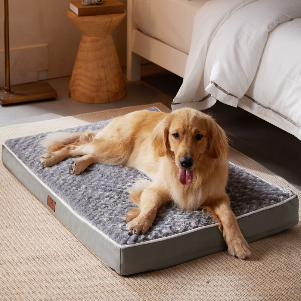 Cama ortopédica WNPETHOME favorece el descanso de mascotas mayores o con necesidad de apoyo