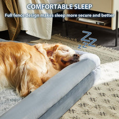 Funda lavable con cremallera de la cama WNPETHOME XXL para mantenimiento sencillo.
