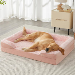 Cama WNPETHOME para perros grandes con diseño tipo sofá para mayor confort nocturno.