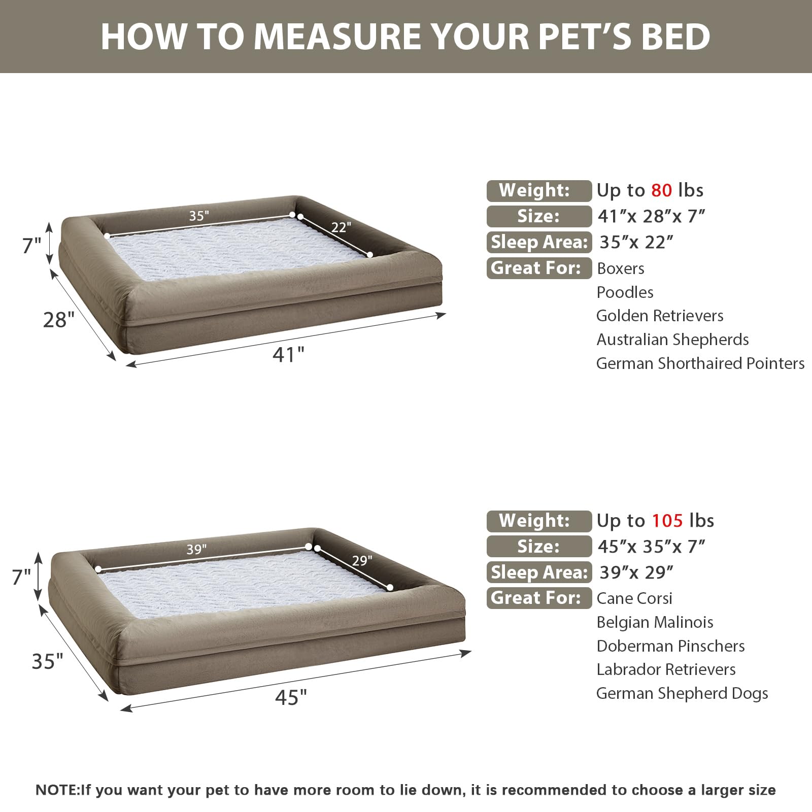 Funda lavable WNPETHOME XL, desmontable, facilita la higiene del área del perro.