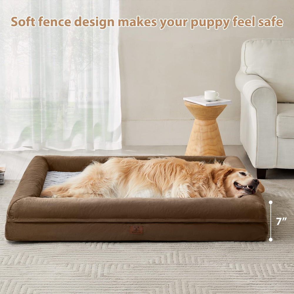 Dimensiones 41 x 28 x 7 pulgadas de WNPETHOME XL para perros grandes.