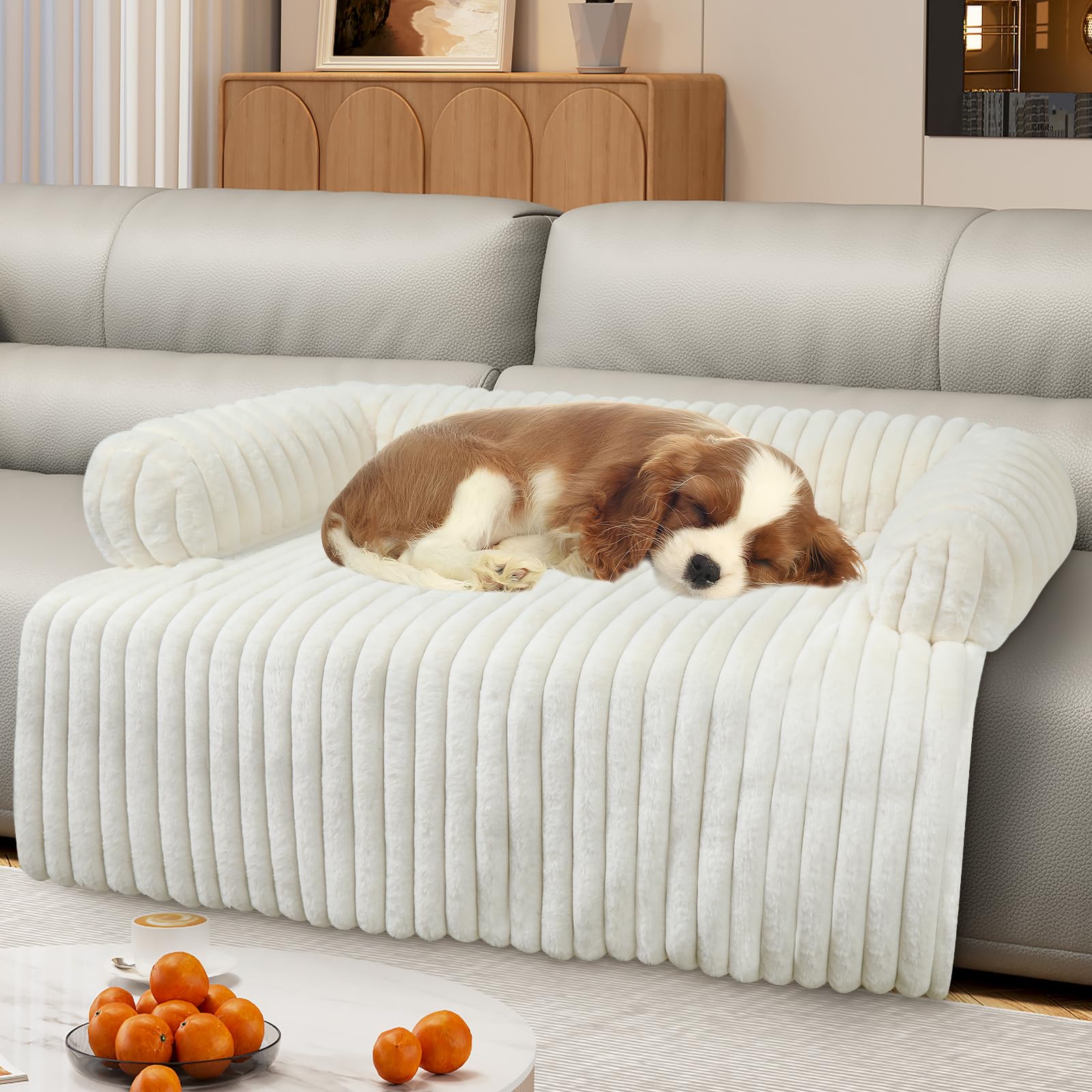 Cama sofá para perros Wn's Day, superficie suave para descanso relajante.