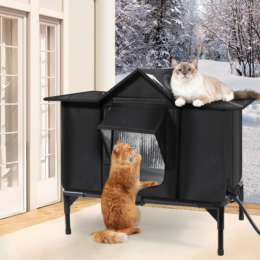 Wn's Day, casa-gato-exterior-tamano-pequeno, ideal para 1–2 gatos.