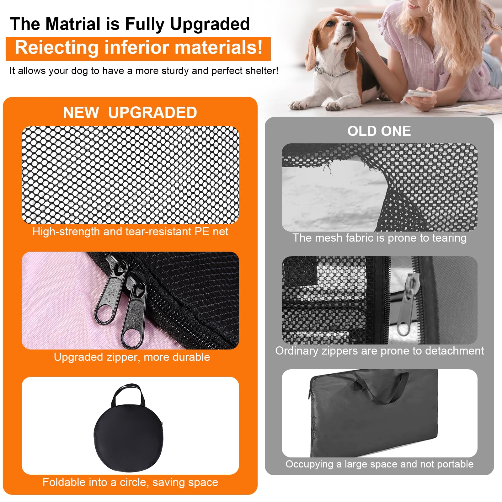 Diseño plegable con bolsa de transporte de Wn's Day PlayPen.