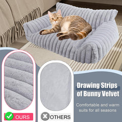 Diseño moderno de cama gatito Wn's Day para decoración de hogar.