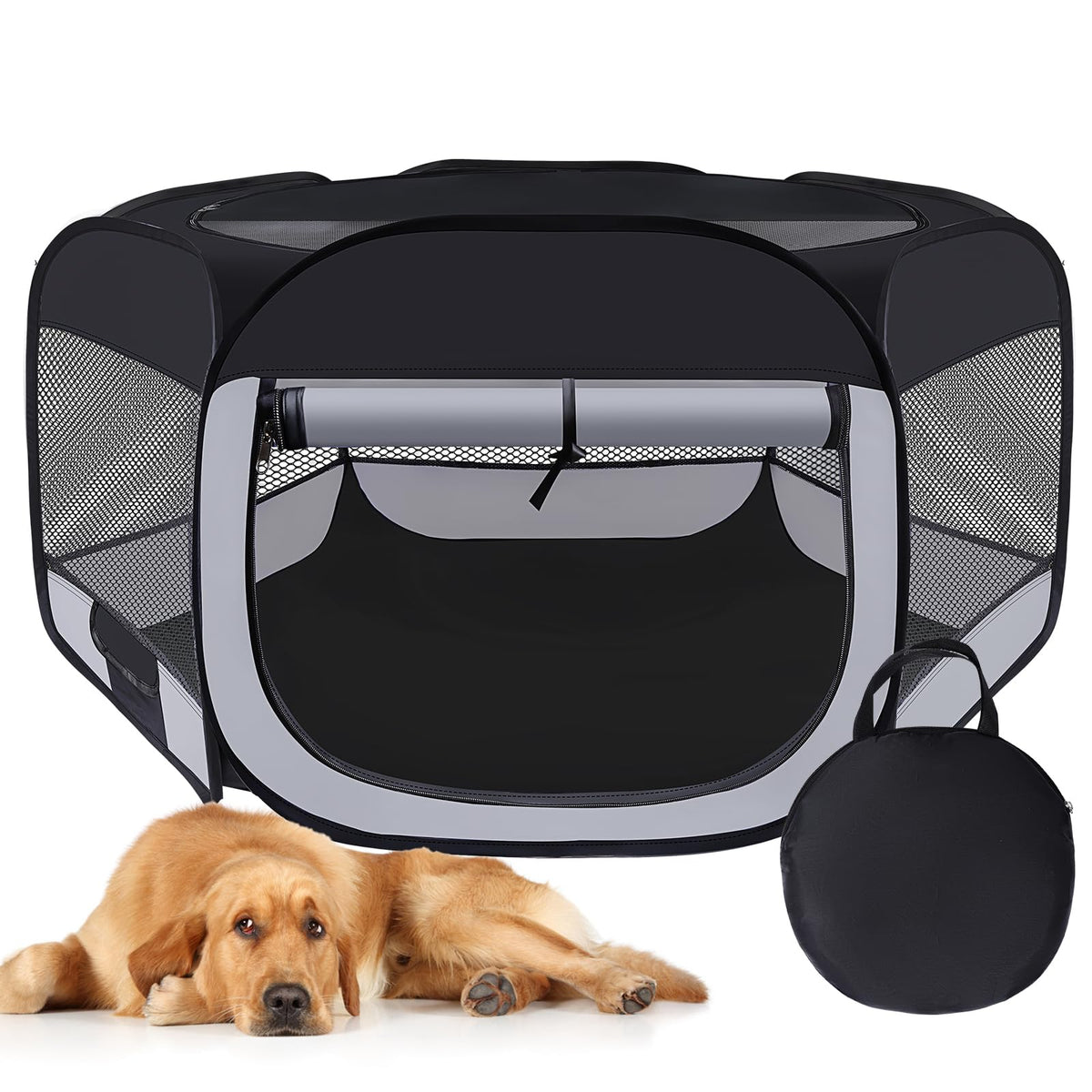 Wn's Day PlayPen con vista 360 para vigilar a tu mascota