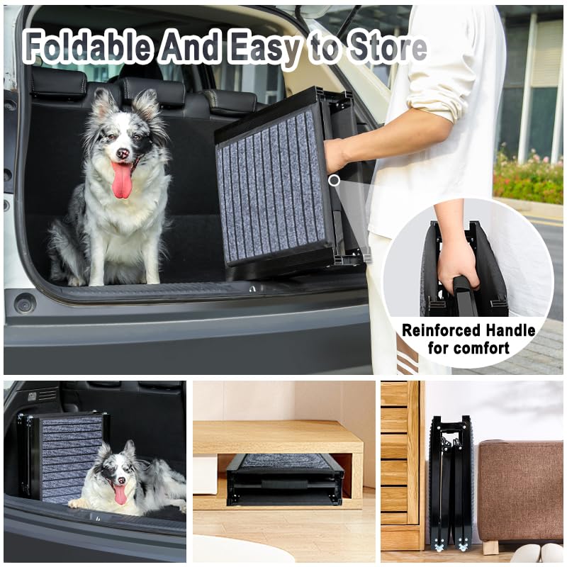 Rampa de aluminio ligera para perros Wn's Day