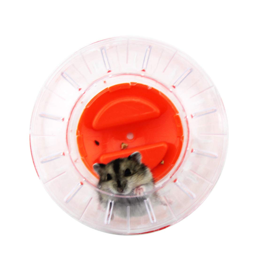 Bola ejercicio hámster WNZQK naranja, ideal para entretenimiento interactivo en casa.
