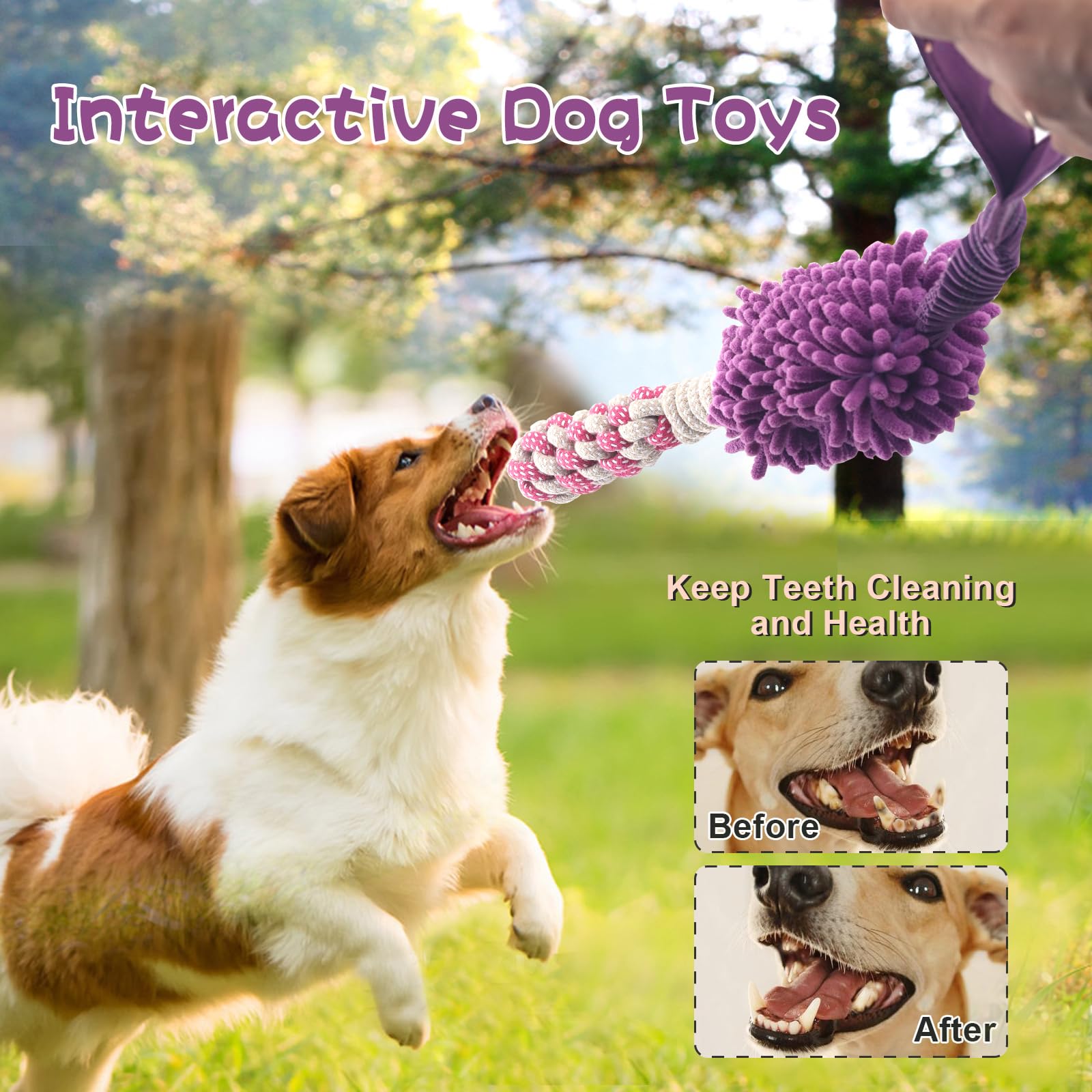 Regalo ideal Wodoca para cachorros y perros grandes que aman el juego.