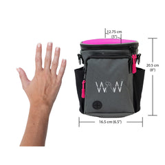 WOLF IN WINTER Quickdraw XL: organizador integrado a mano durante entrenamientos.