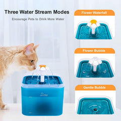 Sistema de filtración con carbón activado mantiene el agua fresca.