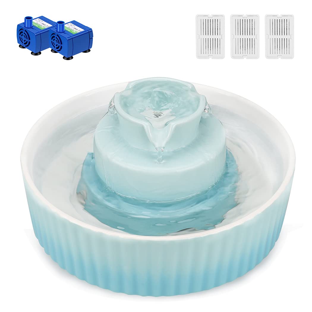 Wonder Creature Cupcake, vista superior, fomenta que las mascotas beban agua fresca.