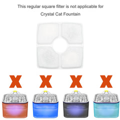 Conjunto de 8 filtros de carbono activado Wonder Creature, para agua más limpia.