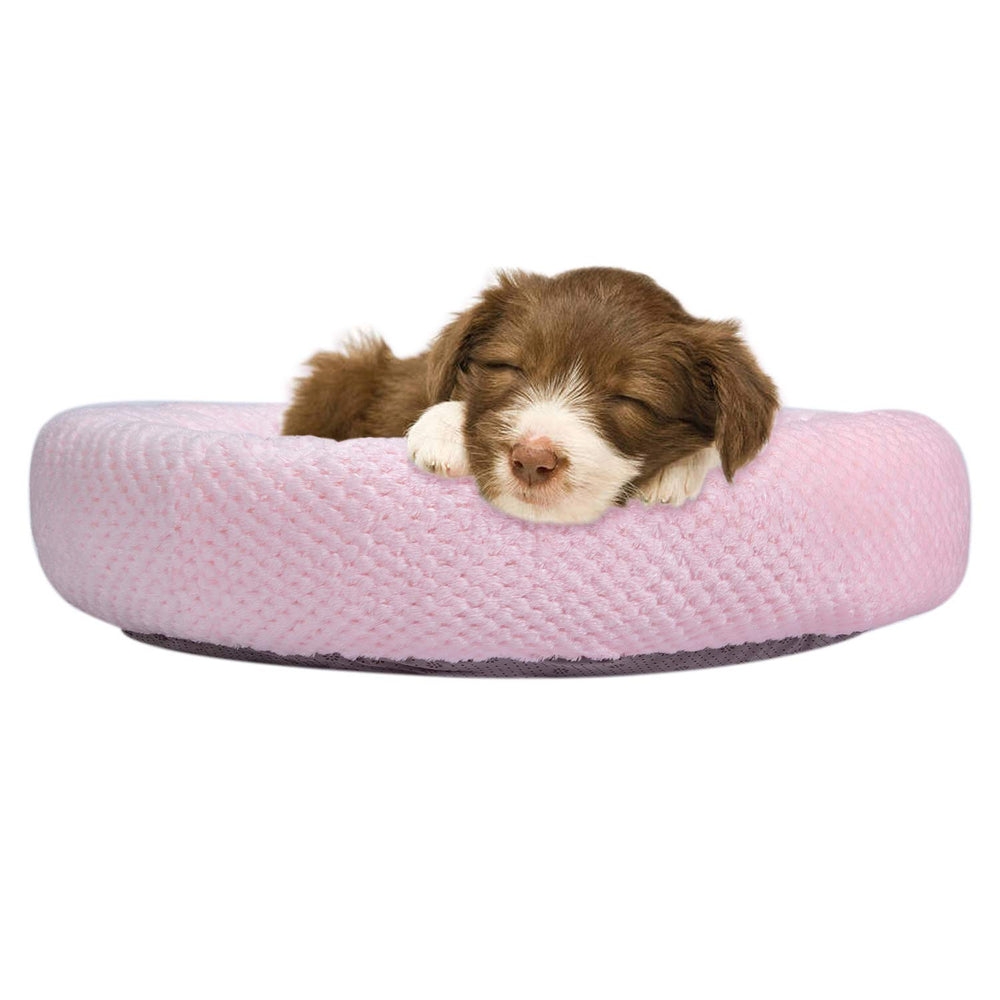 Wonder Miracle cama dulce rosa 24x24, ideal para momentos de relax.