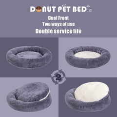 Wonder Miracle Fuzzy Deluxe cama para mascotas en jaula, soporte acolchado para descanso.