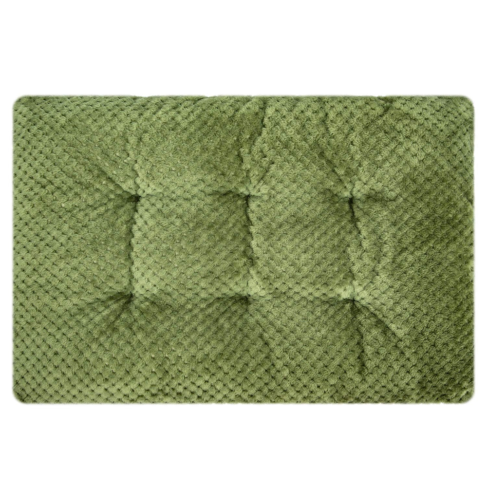 WONDER MIRACLE Fuzzy Deluxe en color oliva verde; estilo y confort para mascotas.