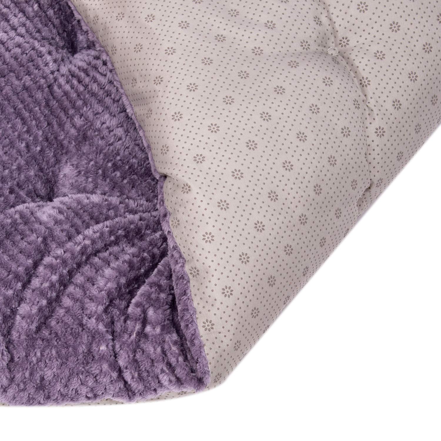 Wonder Miracle Fuzzy Deluxe cama-mascotas-tejido-terciopelo, duradera y suave para uso diario.
