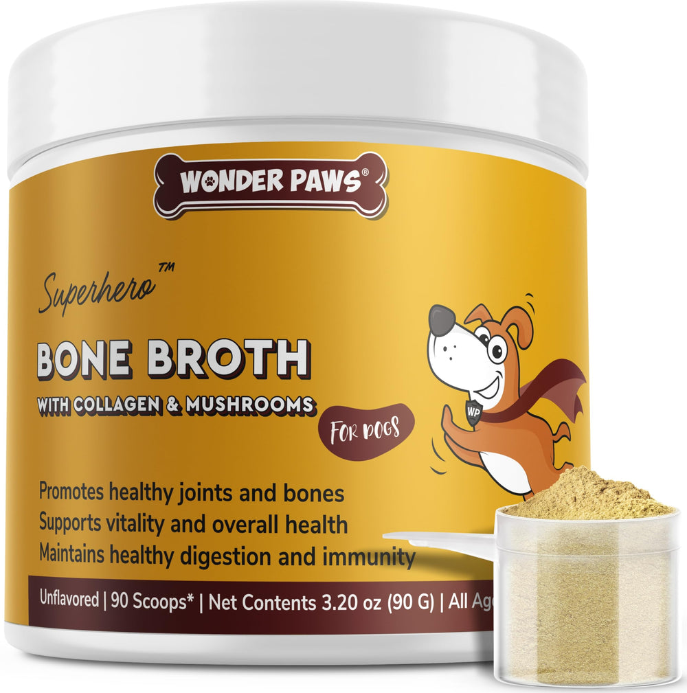 Wonder Paws caldo-huesos para perros: apoyo digestivo