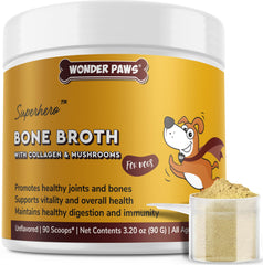 Wonder Paws caldo-huesos para perros: apoyo digestivo