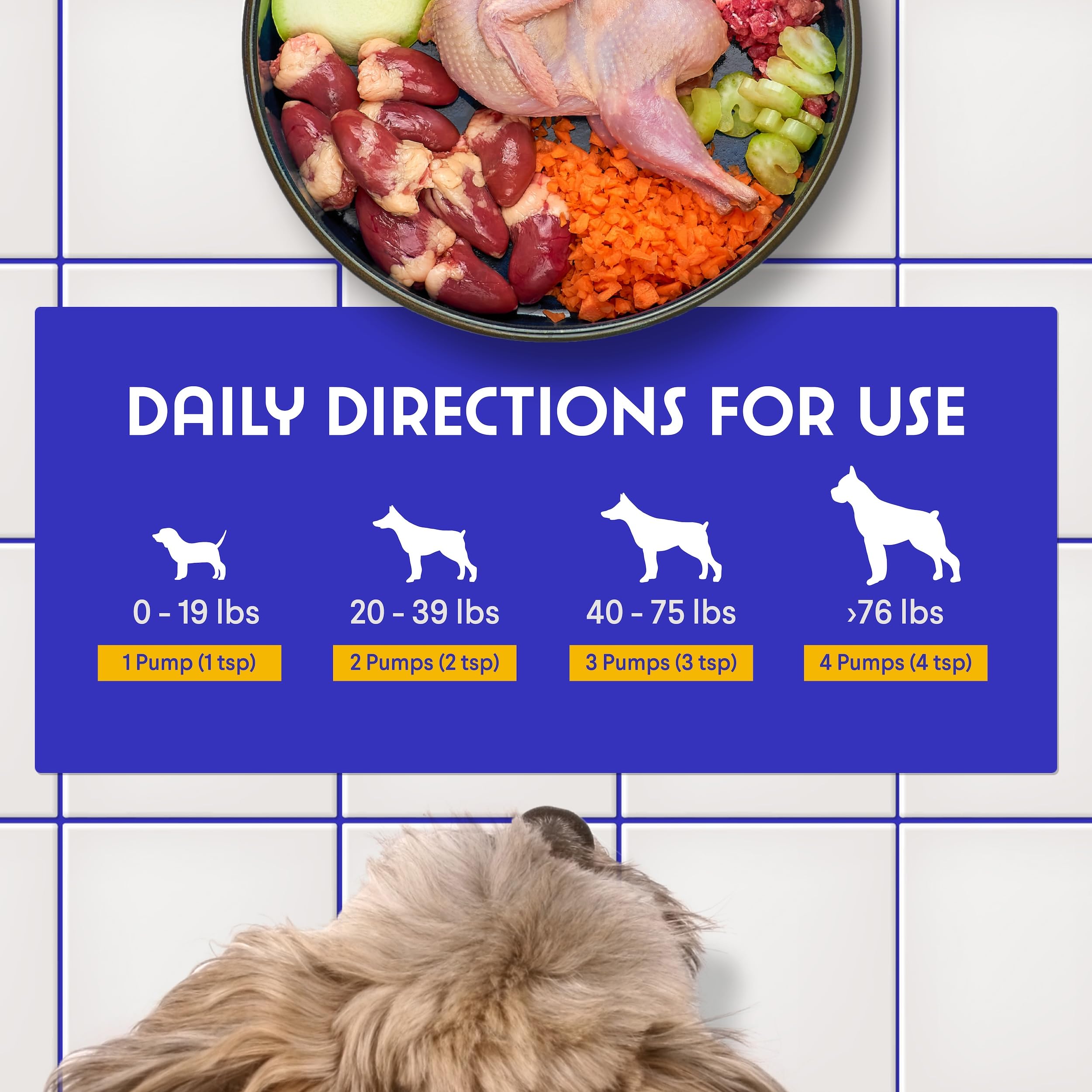 WONDER PAWS topping líquido para mezclar con la comida diaria