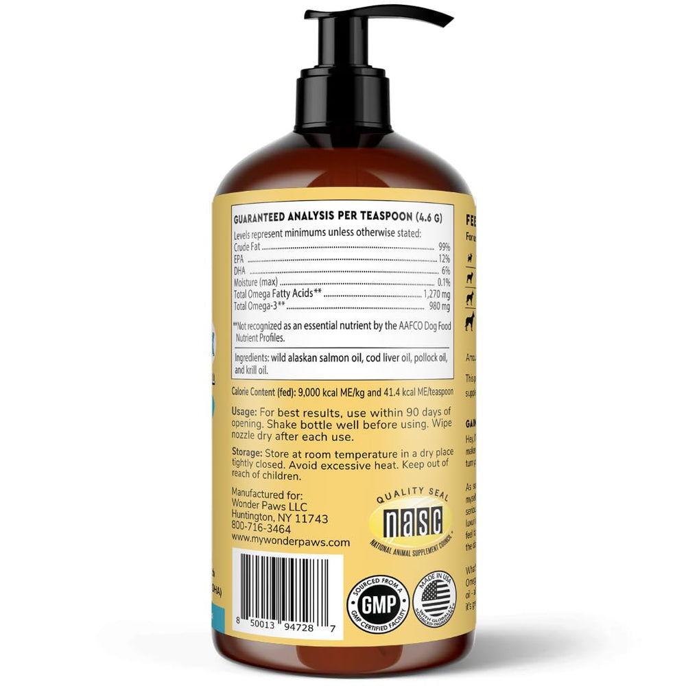Wonder Paws sistema inmune respaldado por EPA y astaxantina