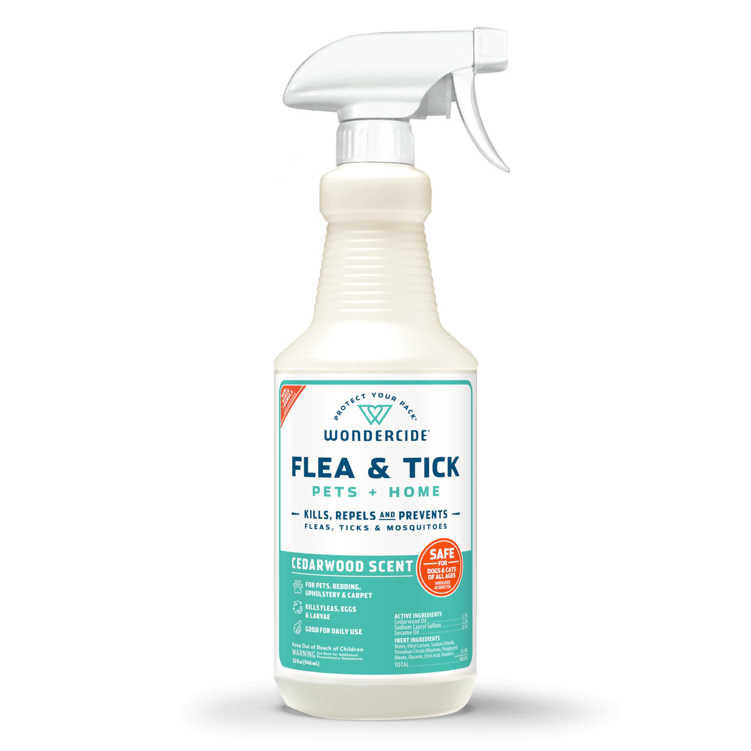 Spray Wondercide para perros y gatos con acción contra pulgas y garrapatas
