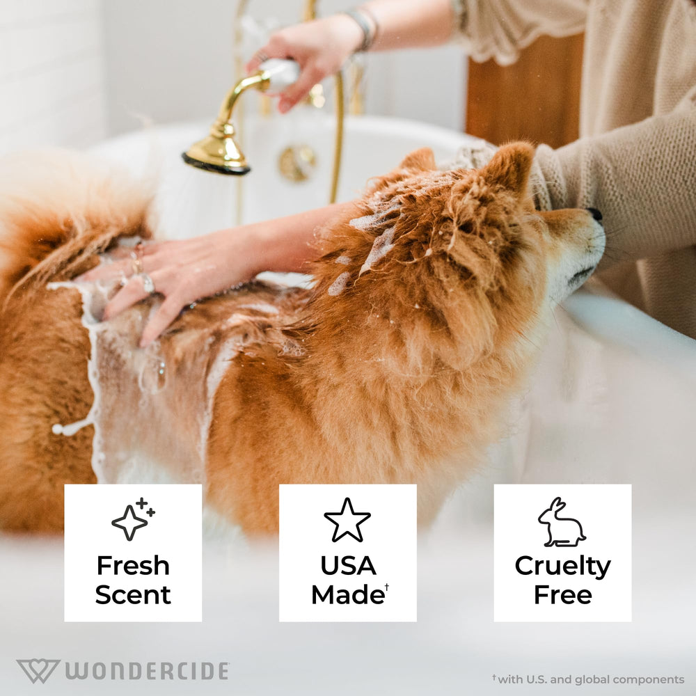 Wondercide ayuda a mantener limpio y cómodo a tu mascota.