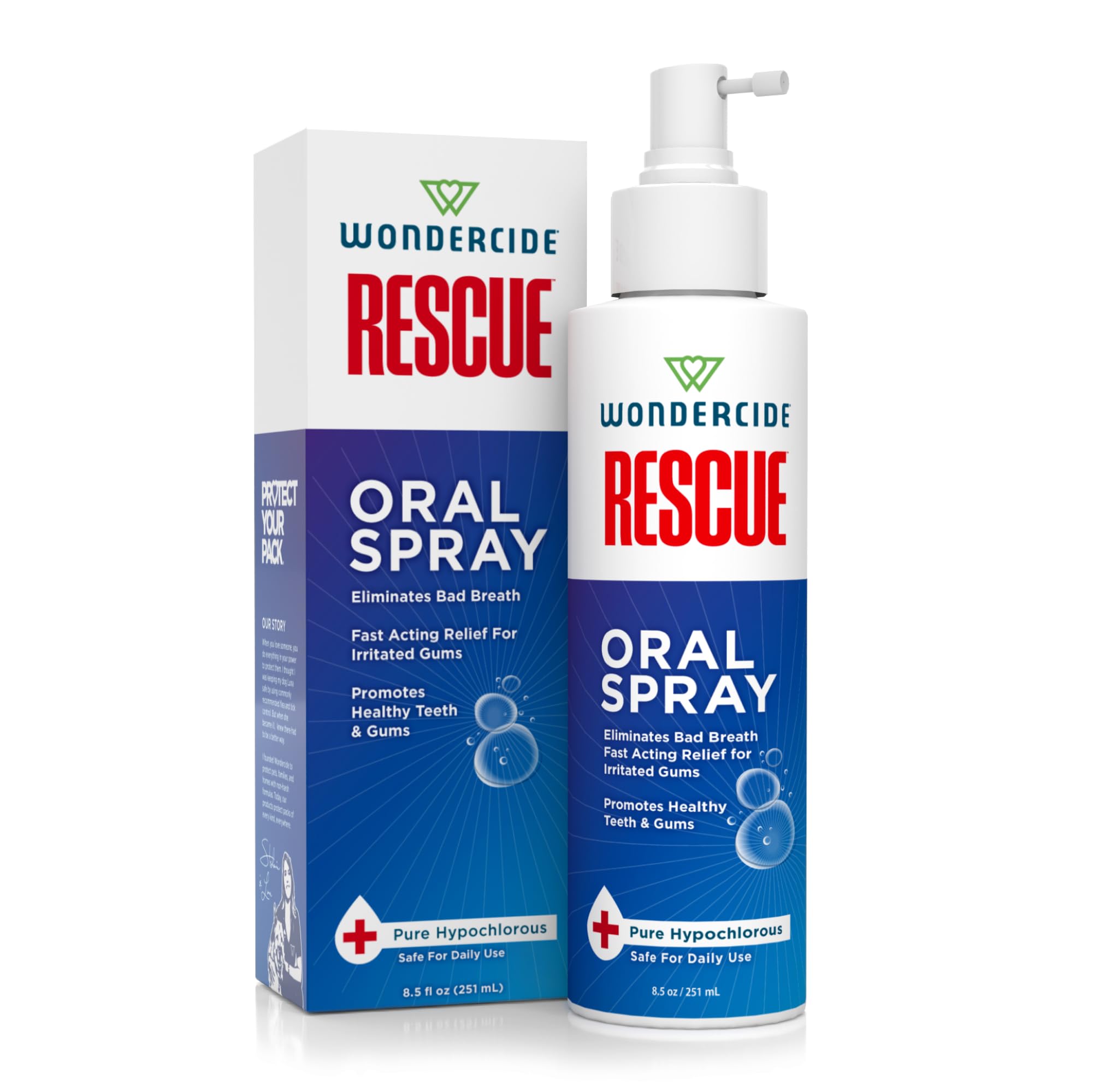 Wondercide Rescue aliento fresco con cada rociado para mascotas