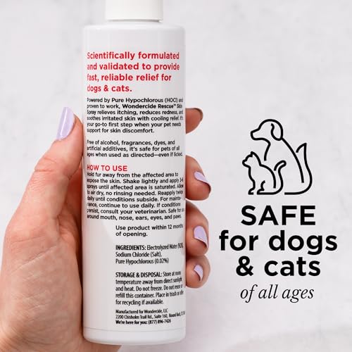 Wondercide Rescue, boquilla-aplicacion-patas, uso diario suave para irritaciones en patas.