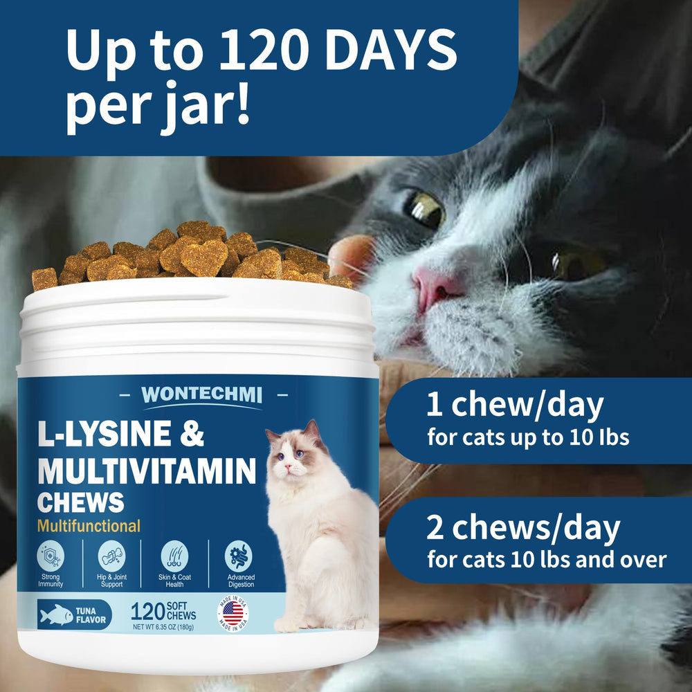 WONTECHMI lisina para gatos, cuidado de articulaciones y pelaje