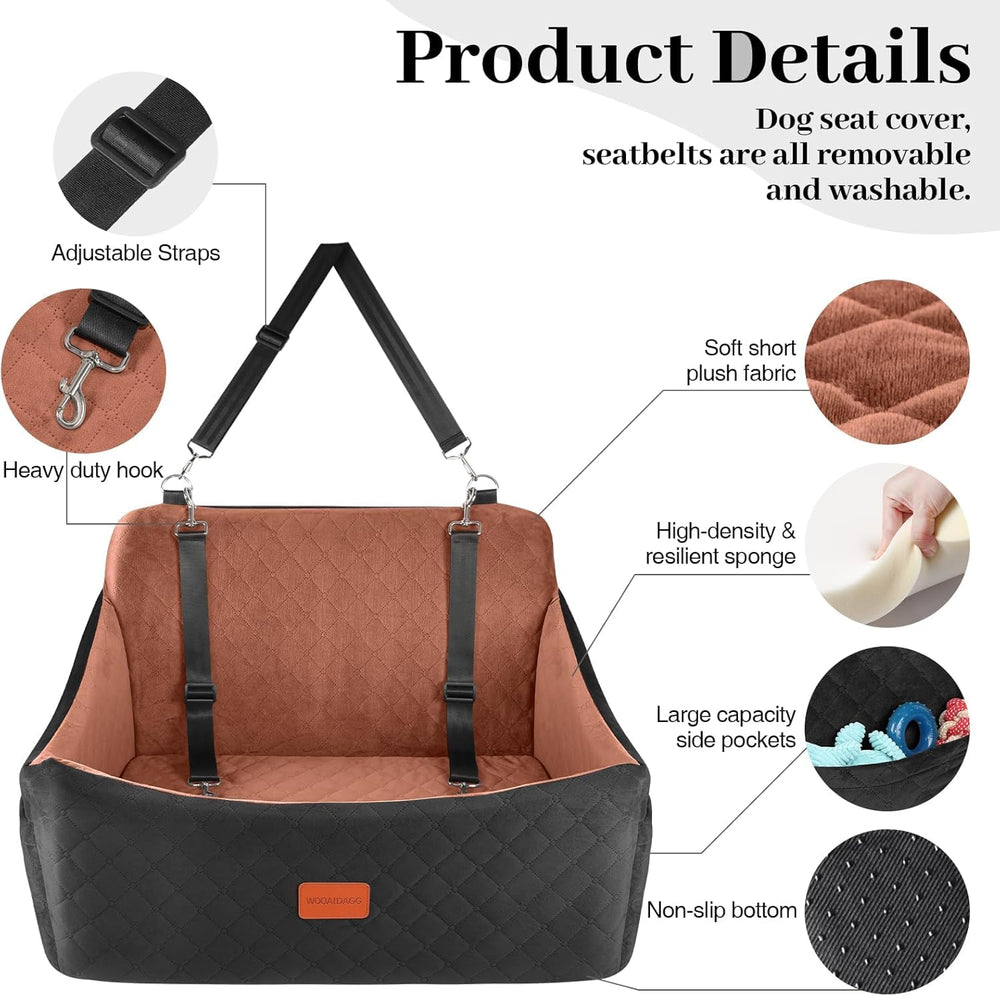 Wooaidagg funda lavable mantiene limpio el asiento de tu perro durante trayectos.